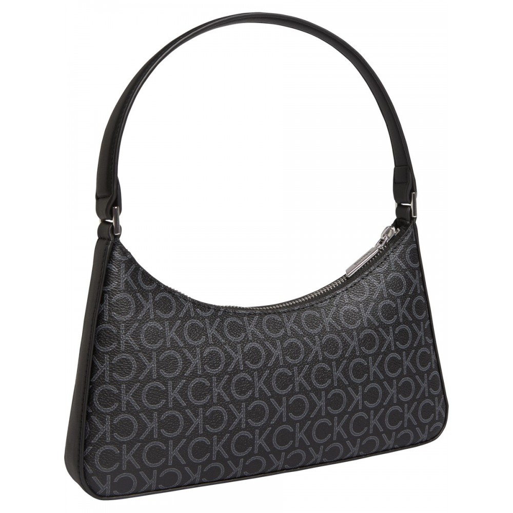 Γυναικεία Τσάντα Calvin Klein Ck Must Sm Shoulder Bag Mono K60K609679-0KP Μαύρη