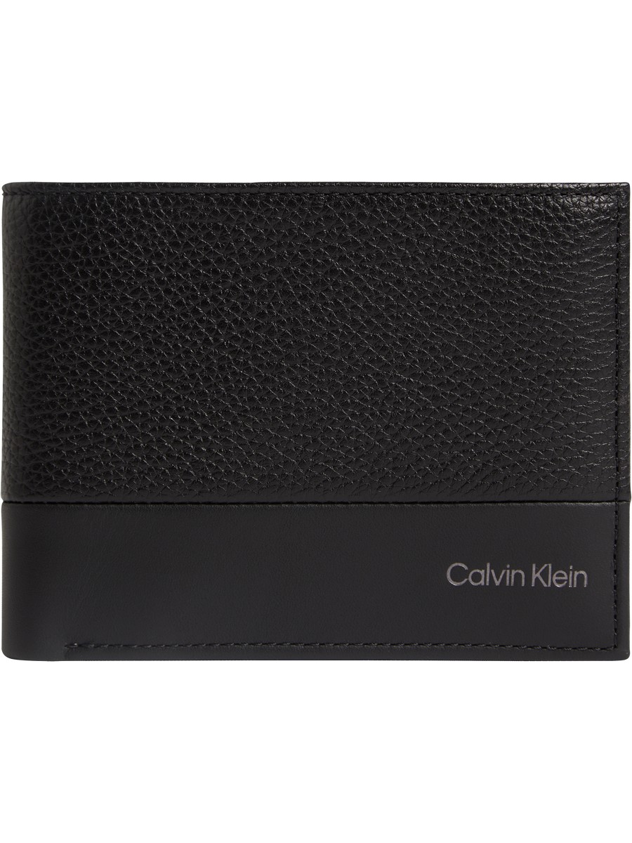 Ανδρικό Πορτοφόλι Calvin Klein Subtle Mix Trifold 10cc W/Coin K50K509179-BAX Μαύρο