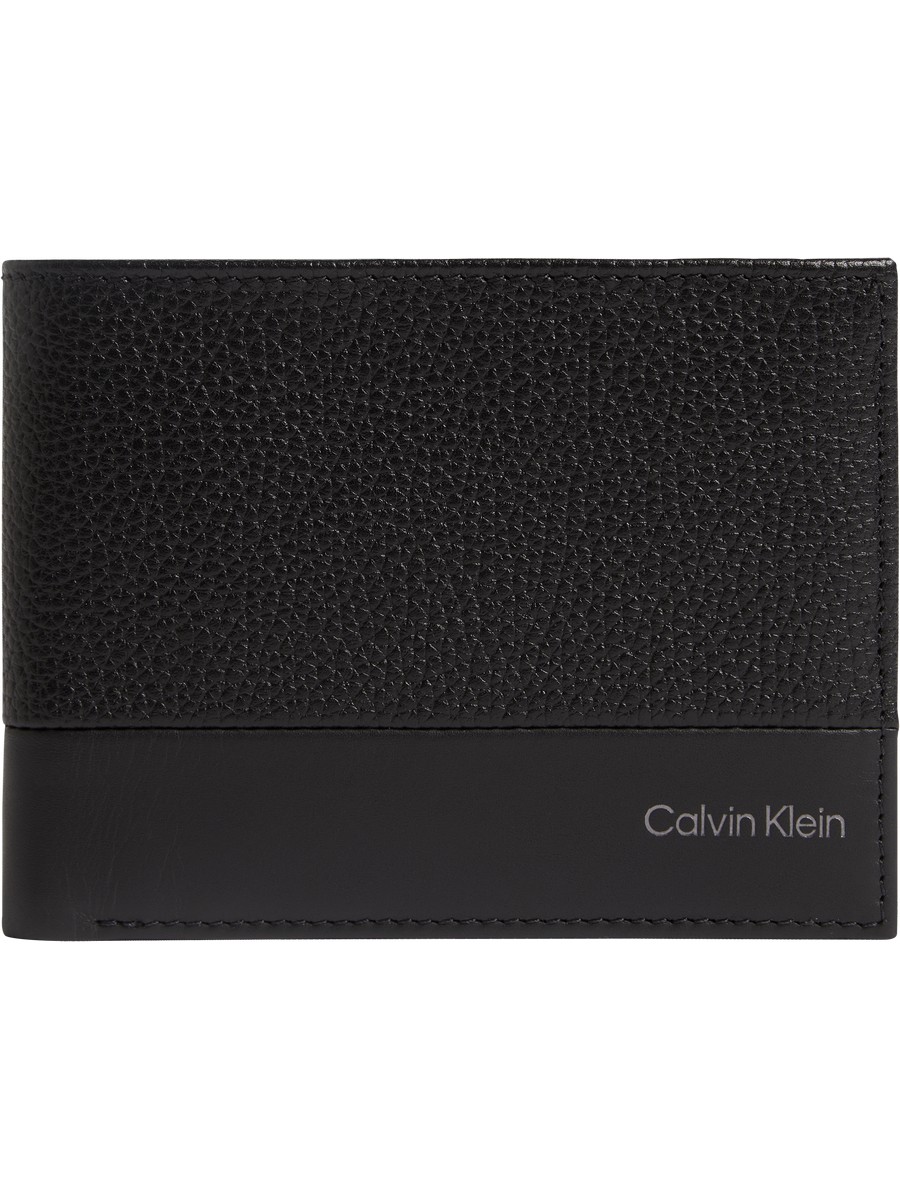 Men Wallet Calvin Klein Subtle Mix Bifold 5cc W/Coin L K50K509180-BAX Black