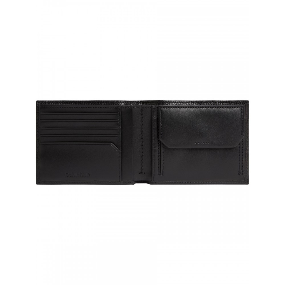 Men Wallet Calvin Klein Subtle Mix Bifold 5cc W/Coin L K50K509180-BAX Black