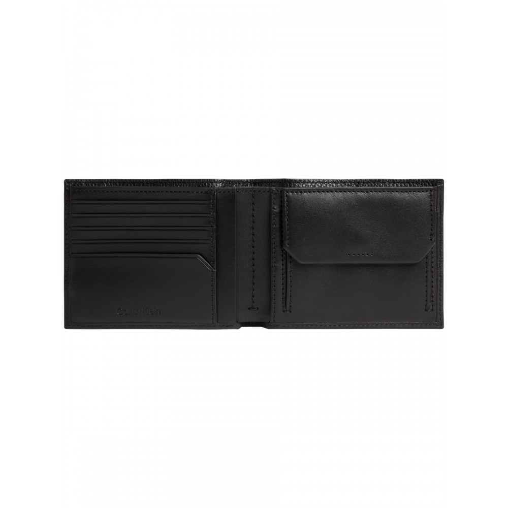 Ανδρικό Πορτοφόλι Calvin Klein Subtle Mix Bifold 5cc W/Coin L K50K509180-BAX Μαύρο