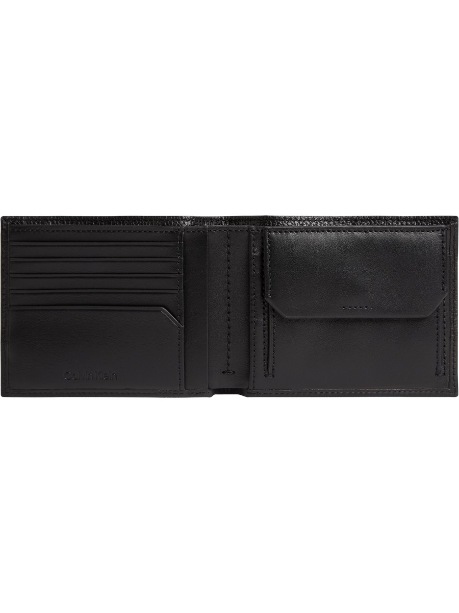 Men Wallet Calvin Klein Subtle Mix Bifold 5cc W/Coin L K50K509180-BAX Black