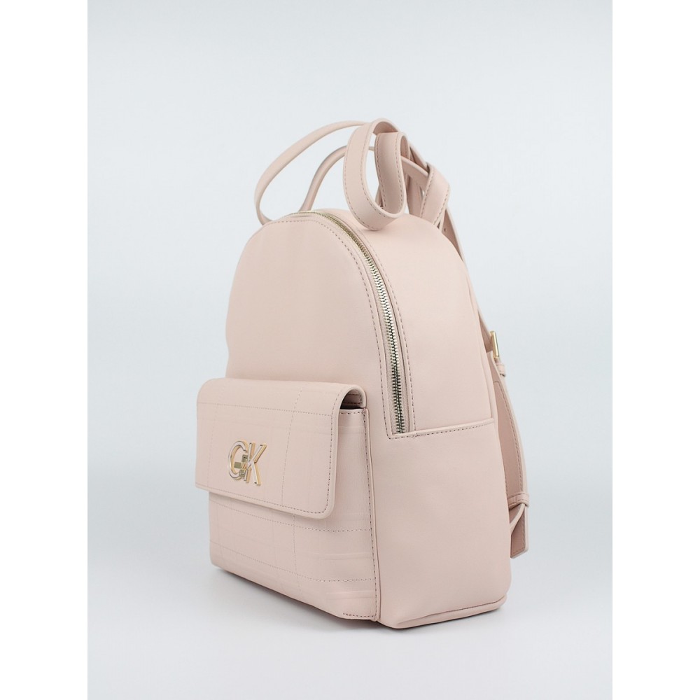 Γυναικείο Σακίδιο Πλάτης Calvin klein Re-Lock Backpack With Flap Quilt K60K609626-TER Ροζ