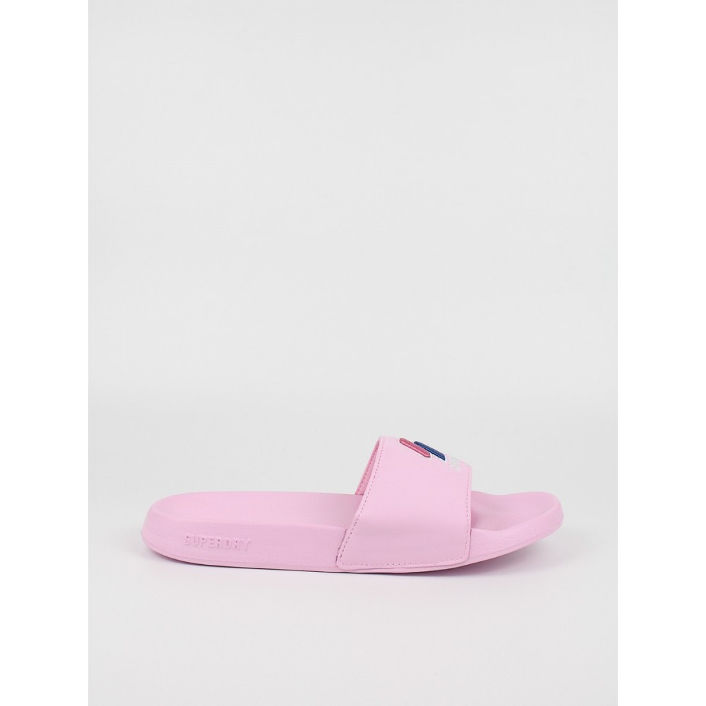 Γυναικεία Σαγιονάρα Superdry Code Essential Pool Slide WF310158A Ροζ