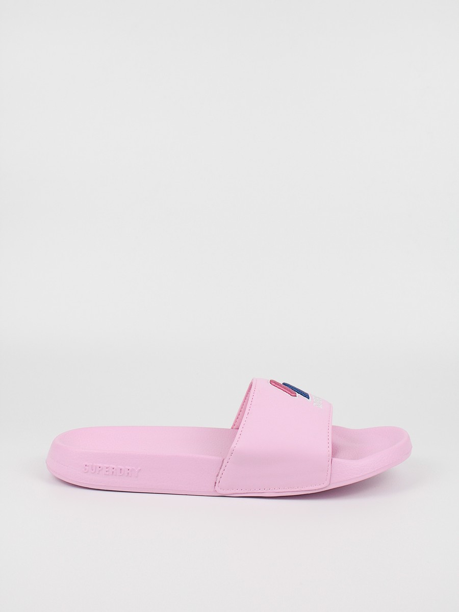 Γυναικεία Σαγιονάρα Superdry Code Essential Pool Slide WF310158A Ροζ