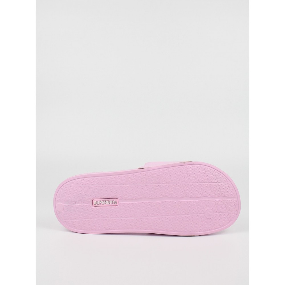 Γυναικεία Σαγιονάρα Superdry Code Essential Pool Slide WF310158A Ροζ