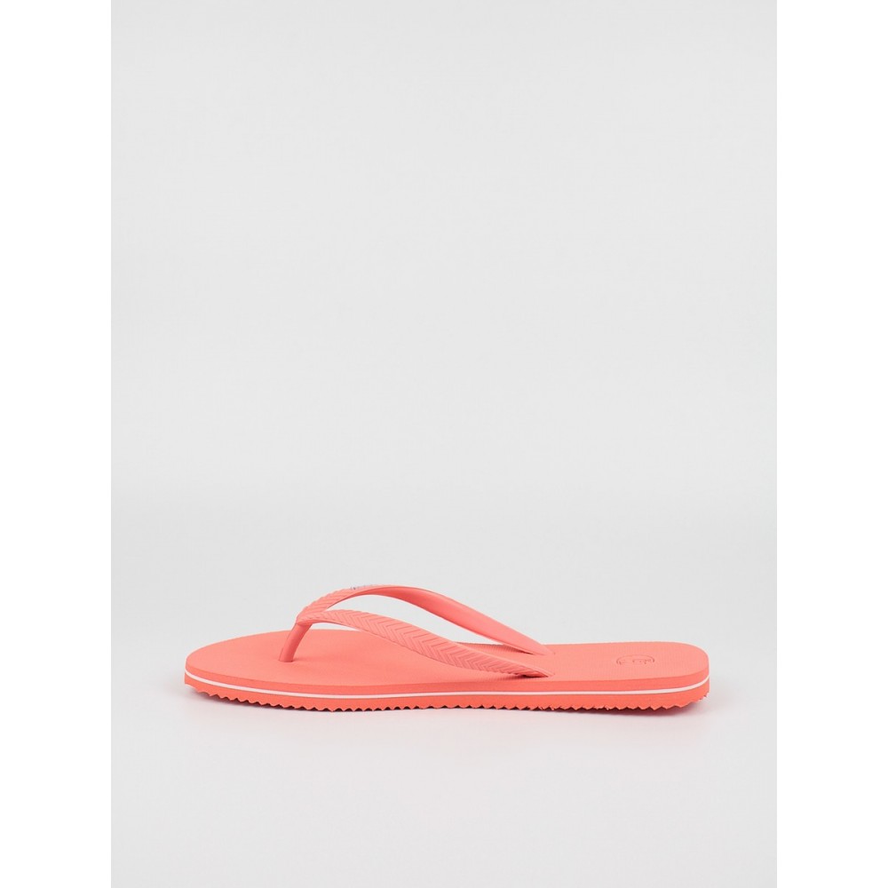 Womens Pool Slide Superdry Vintage Classic Flip Flop WF310165A Coral