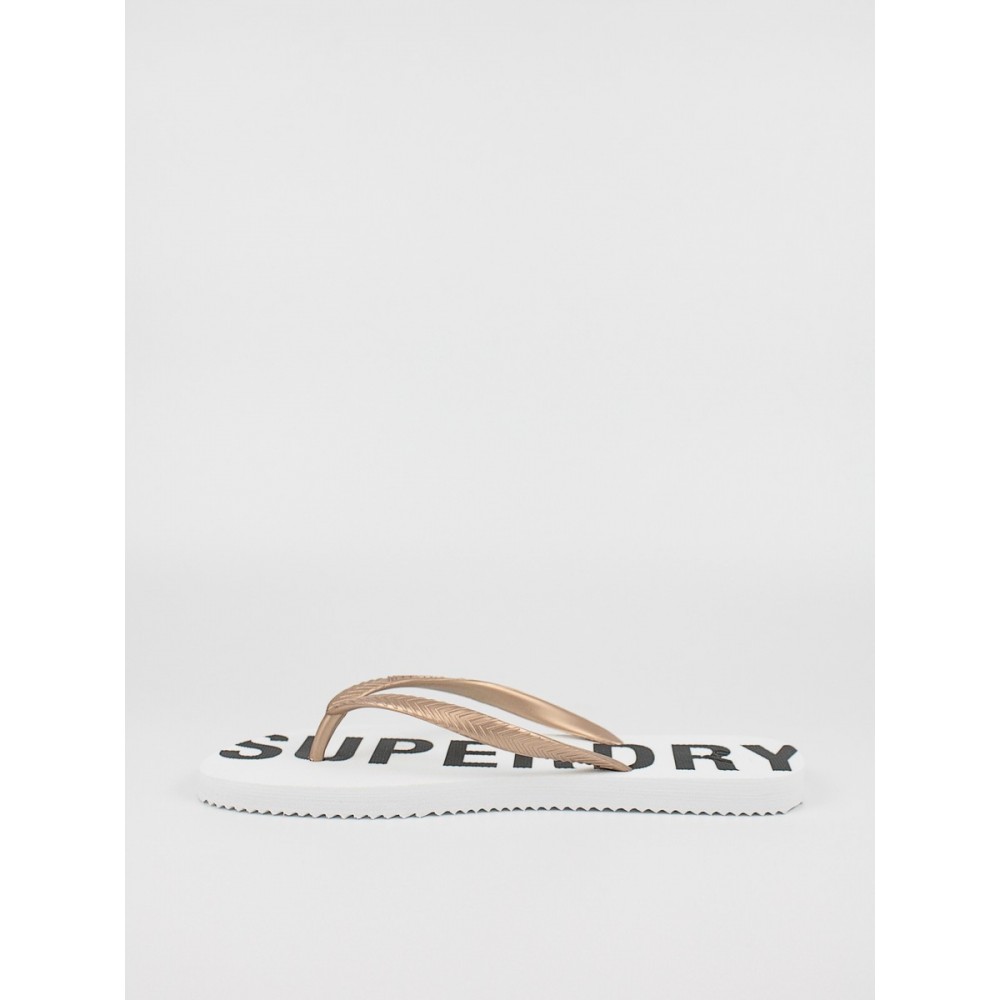 Γυναικεία Σαγιονάρα Superdry Code Essential Flip Flop WF310155A Ασπρο