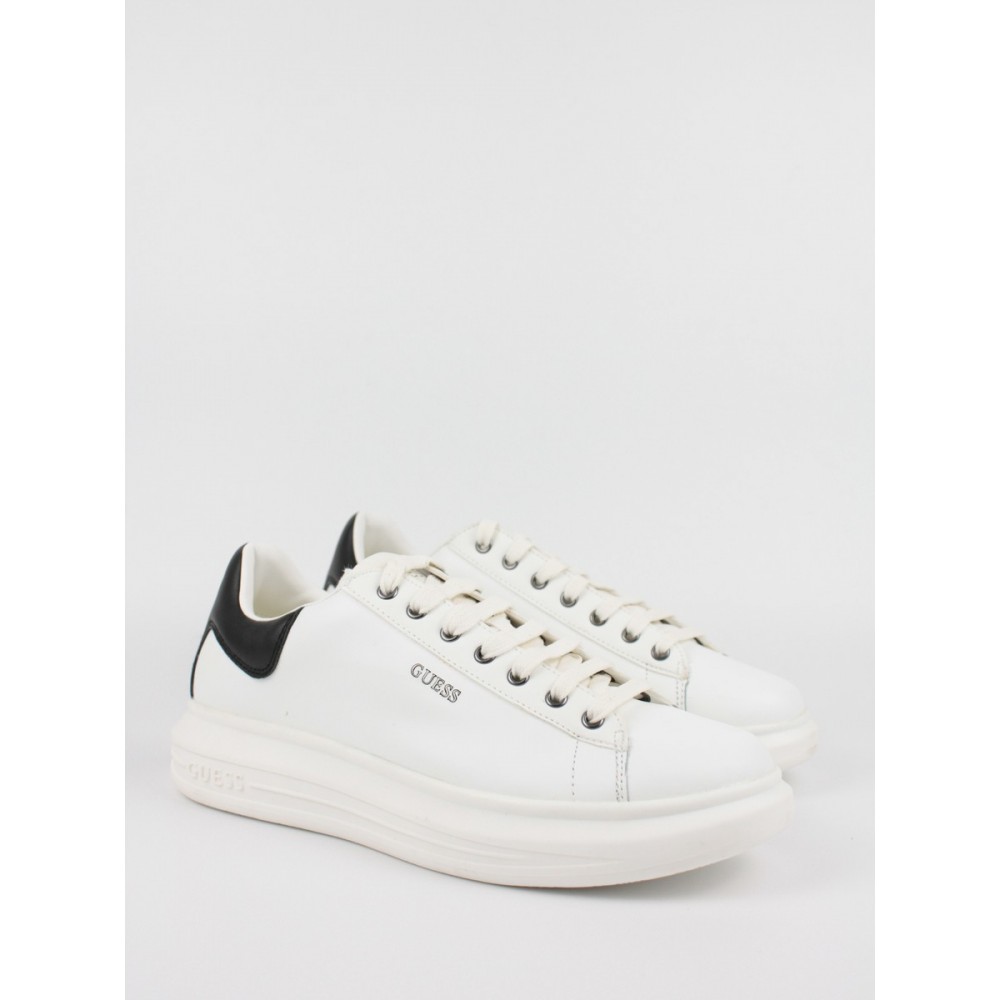 Ανδρικό Sneaker Guess Vibo FM7RNOLEA12 WHBLK Ασπρο Ανδρικό Sneaker Guess Vibo FM7RNOLEA12 WHBLK Ασπρο