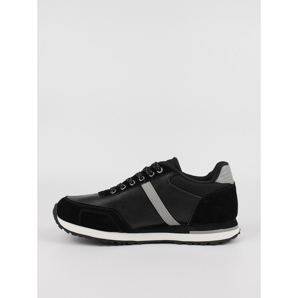 Ανδρικό Sneaker Us Polo Assn XIRIO001A-BLK-GRY01 Μαύρο Ανδρικό Sneaker Us Polo Assn XIRIO001A-BLK-GRY01 Μαύρο
