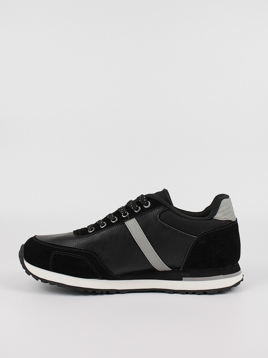 Ανδρικό Sneaker Us Polo Assn XIRIO001A-BLK-GRY01 Μαύρο