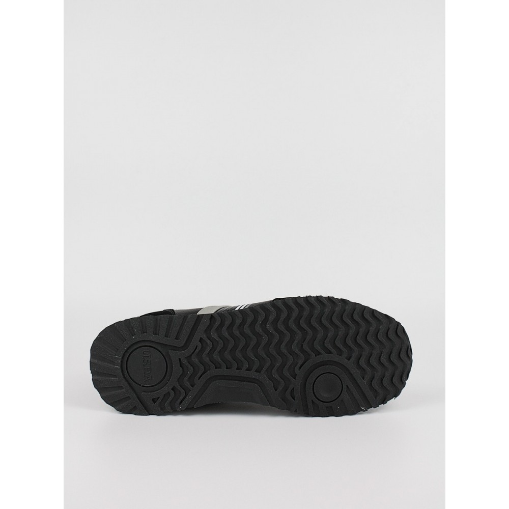 Ανδρικό Sneaker Us Polo Assn XIRIO001A-BLK-GRY01 Μαύρο Ανδρικό Sneaker Us Polo Assn XIRIO001A-BLK-GRY01 Μαύρο
