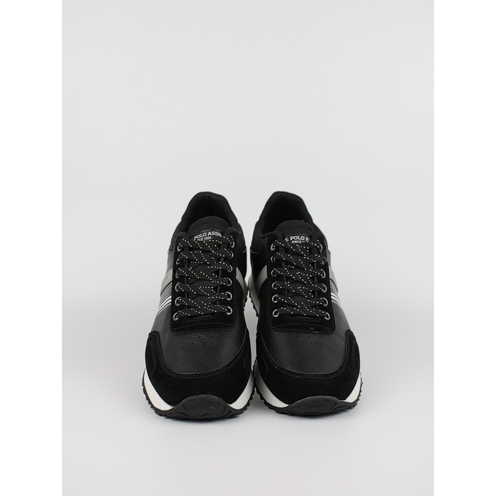 Ανδρικό Sneaker Us Polo Assn XIRIO001A-BLK-GRY01 Μαύρο