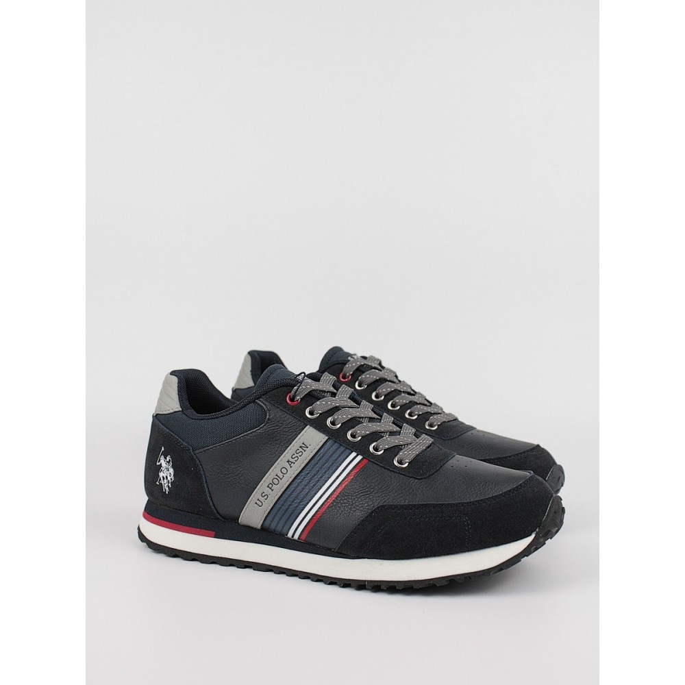 Ανδρικό Sneaker Us Polo Assn XIRIO001A-DBL Μπλέ Ανδρικό Sneaker Us Polo Assn XIRIO001A-DBL Μπλέ