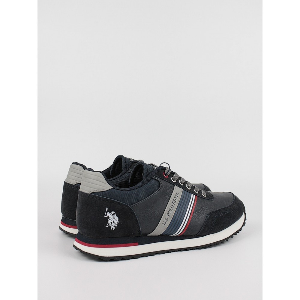 Ανδρικό Sneaker Us Polo Assn XIRIO001A-DBL Μπλέ Ανδρικό Sneaker Us Polo Assn XIRIO001A-DBL Μπλέ