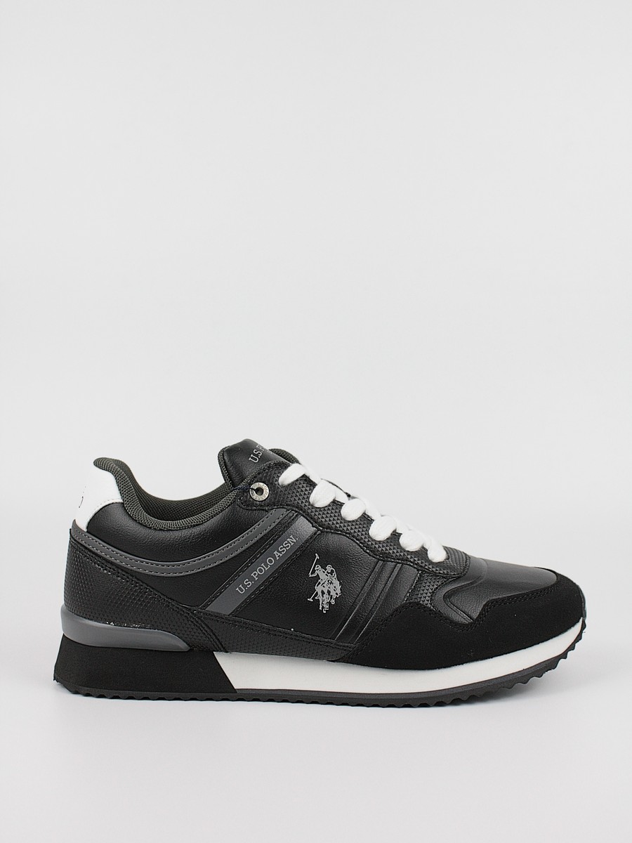 Ανδρικό Sneaker Us Polo Assn GARMY001A-BLK Μαύρο