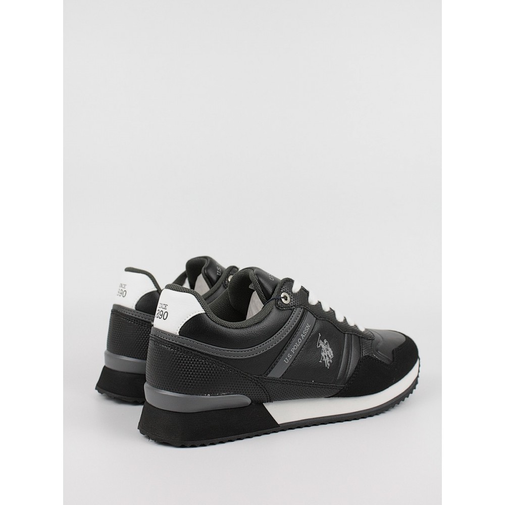 Ανδρικό Sneaker Us Polo Assn GARMY001A-BLK Μαύρο Ανδρικό Sneaker Us Polo Assn GARMY001A-BLK Μαύρο