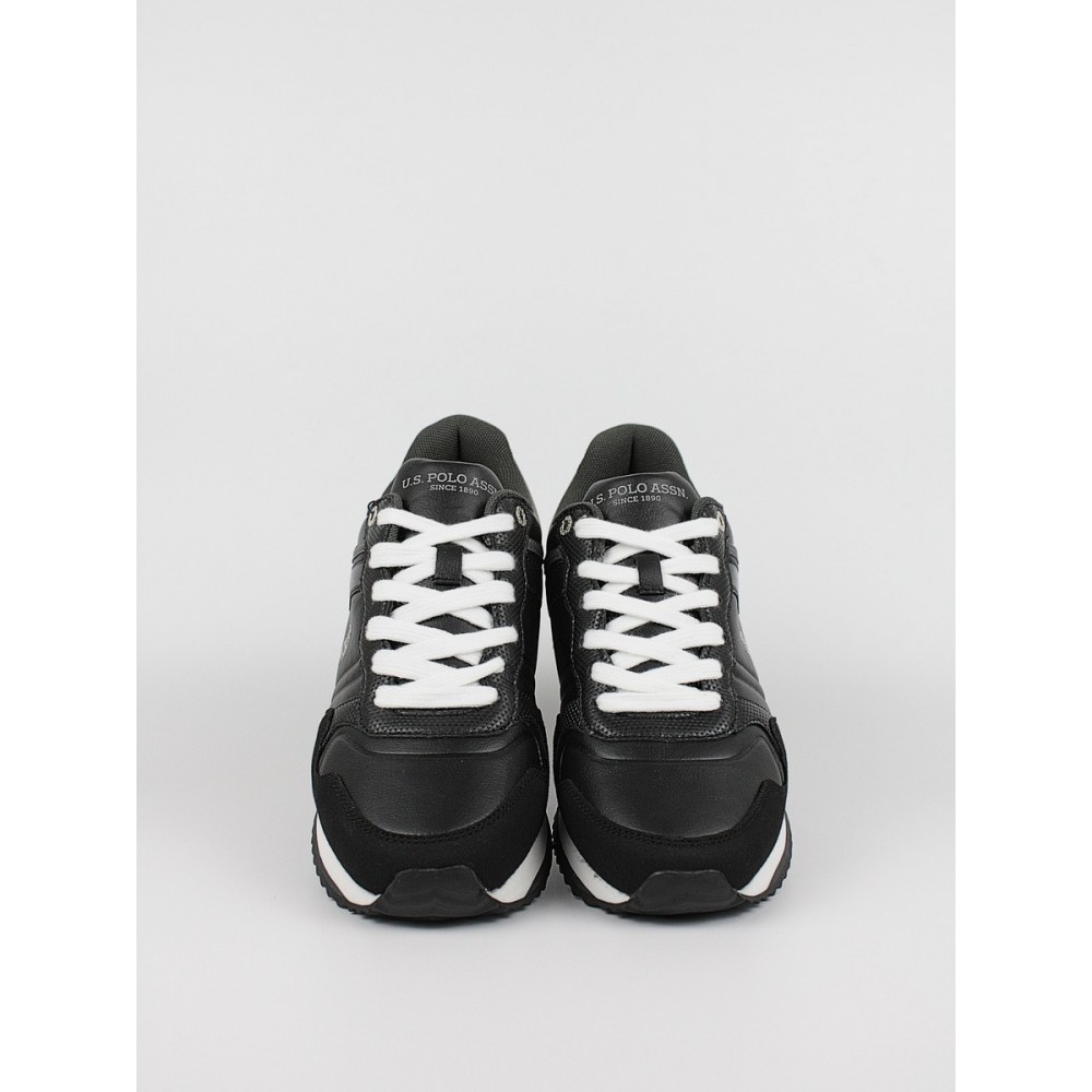 Ανδρικό Sneaker Us Polo Assn GARMY001A-BLK Μαύρο Ανδρικό Sneaker Us Polo Assn GARMY001A-BLK Μαύρο
