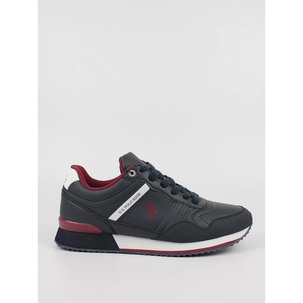 Ανδρικό Sneaker Us Polo Assn GARMY001A-DBL002 Μπλέ Ανδρικό Sneaker Us Polo Assn GARMY001A-DBL002 Μπλέ