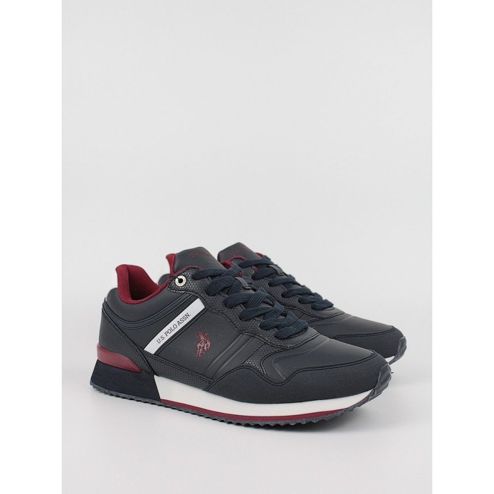Ανδρικό Sneaker Us Polo Assn GARMY001A-DBL002 Μπλέ Ανδρικό Sneaker Us Polo Assn GARMY001A-DBL002 Μπλέ
