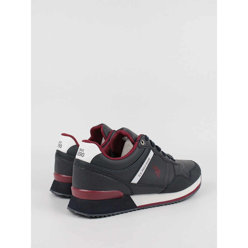 Ανδρικό Sneaker Us Polo Assn GARMY001A-DBL002 Μπλέ Ανδρικό Sneaker Us Polo Assn GARMY001A-DBL002 Μπλέ