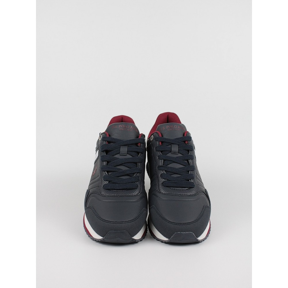 Ανδρικό Sneaker Us Polo Assn GARMY001A-DBL002 Μπλέ Ανδρικό Sneaker Us Polo Assn GARMY001A-DBL002 Μπλέ