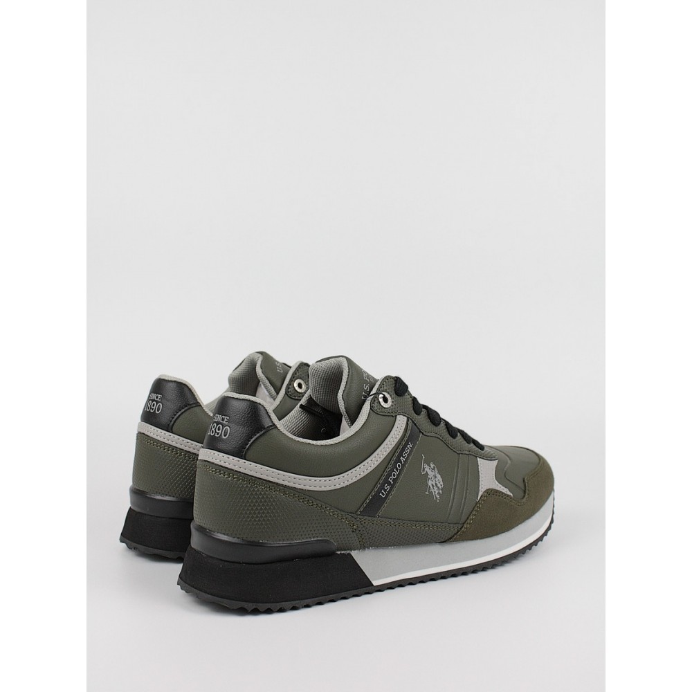Ανδρικό Sneaker Us Polo Assn GARMY001A-MIL002 Χακί Ανδρικό Sneaker Us Polo Assn GARMY001A-MIL002 Χακί