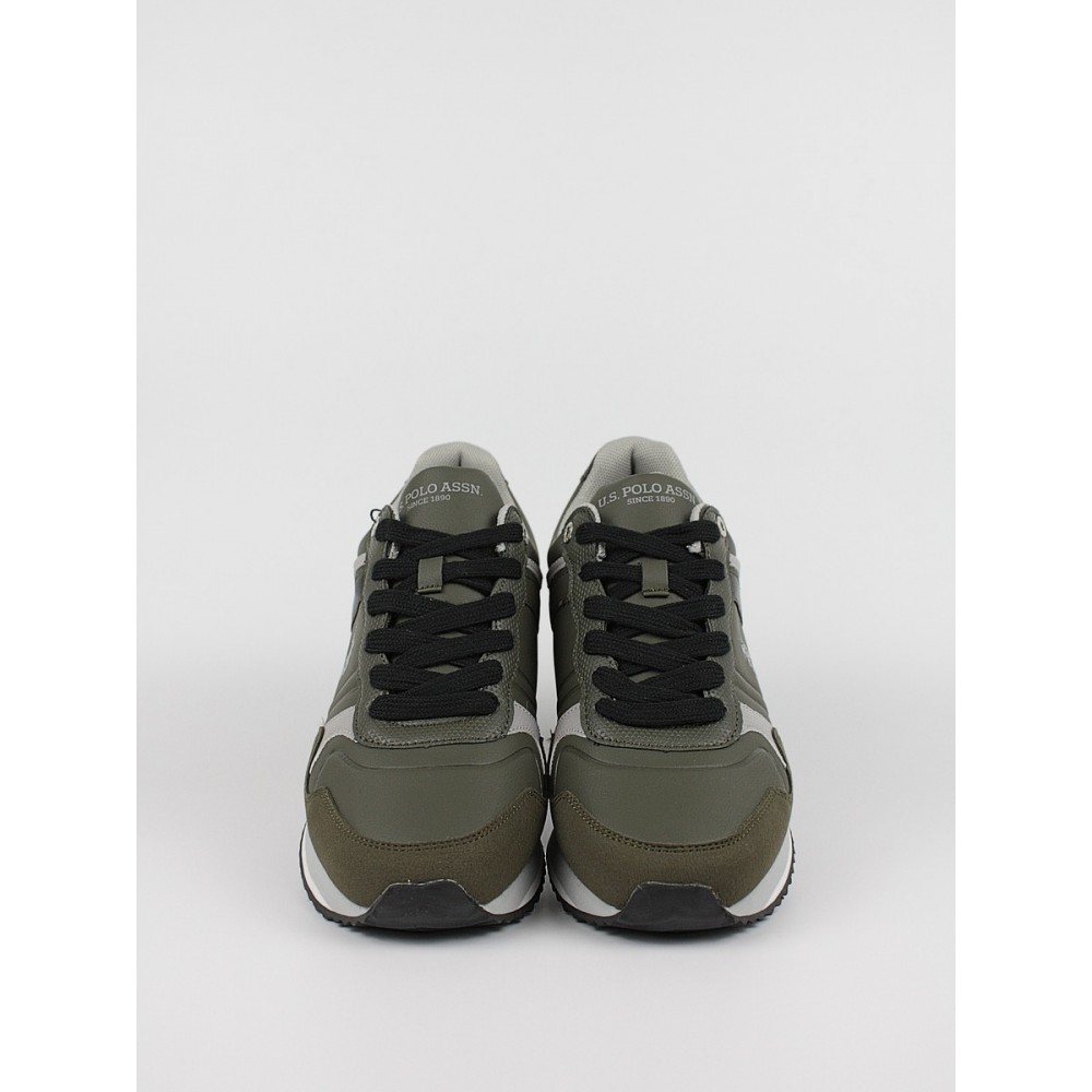 Ανδρικό Sneaker Us Polo Assn GARMY001A-MIL002 Χακί Ανδρικό Sneaker Us Polo Assn GARMY001A-MIL002 Χακί