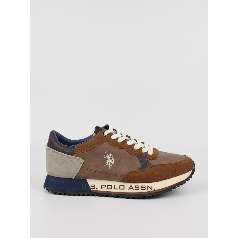 Ανδρικό Sneaker Us Polo Assn CLEEF002-DBR-DBL05 Ταμπά Ανδρικό Sneaker Us Polo Assn CLEEF002-DBR-DBL05 Ταμπά