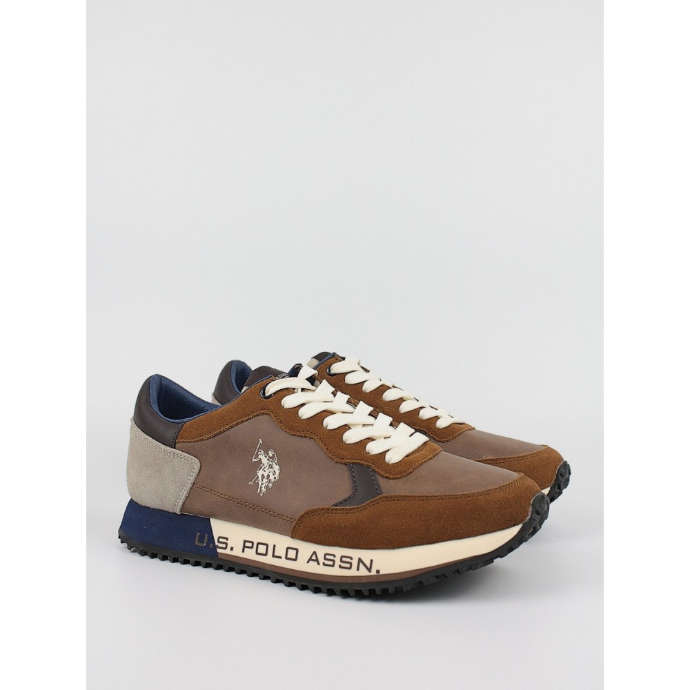 Ανδρικό Sneaker Us Polo Assn CLEEF002-DBR-DBL05 Ταμπά Ανδρικό Sneaker Us Polo Assn CLEEF002-DBR-DBL05 Ταμπά