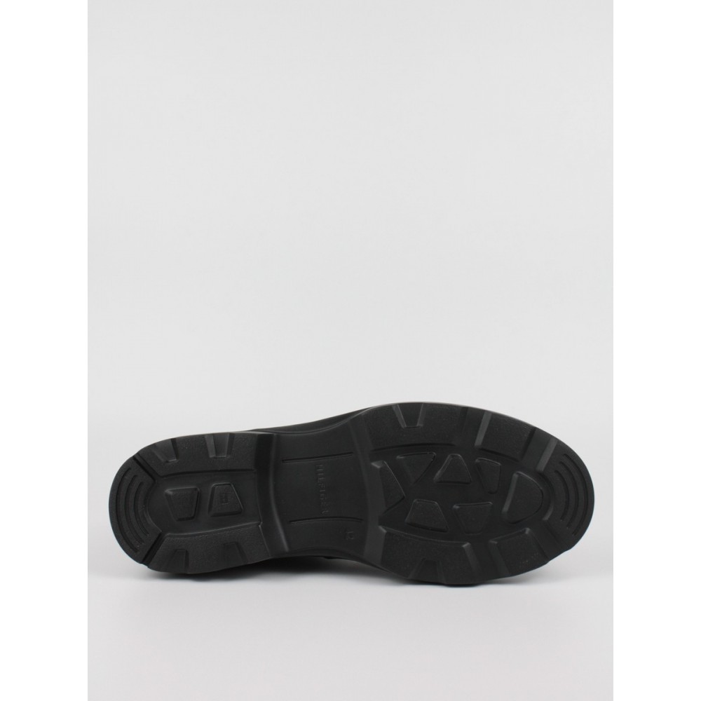Ανδρικό Μποτάκι Tommy Hilfiger Comfort Hilfiger Leather Chealsea FM0FM04193-BDS Μαύρο Ανδρικό Μποτάκι Tommy Hilfiger Comfort Hilfiger Leather Chealsea FM0FM04193-BDS Μαύρο