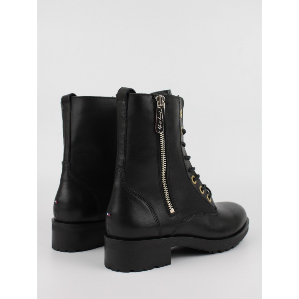 Γυναικείο Αρβυλάκι Tommy Hilfiger Th Essentials Biker Boot FW0FW06800-BDS Μαύρο