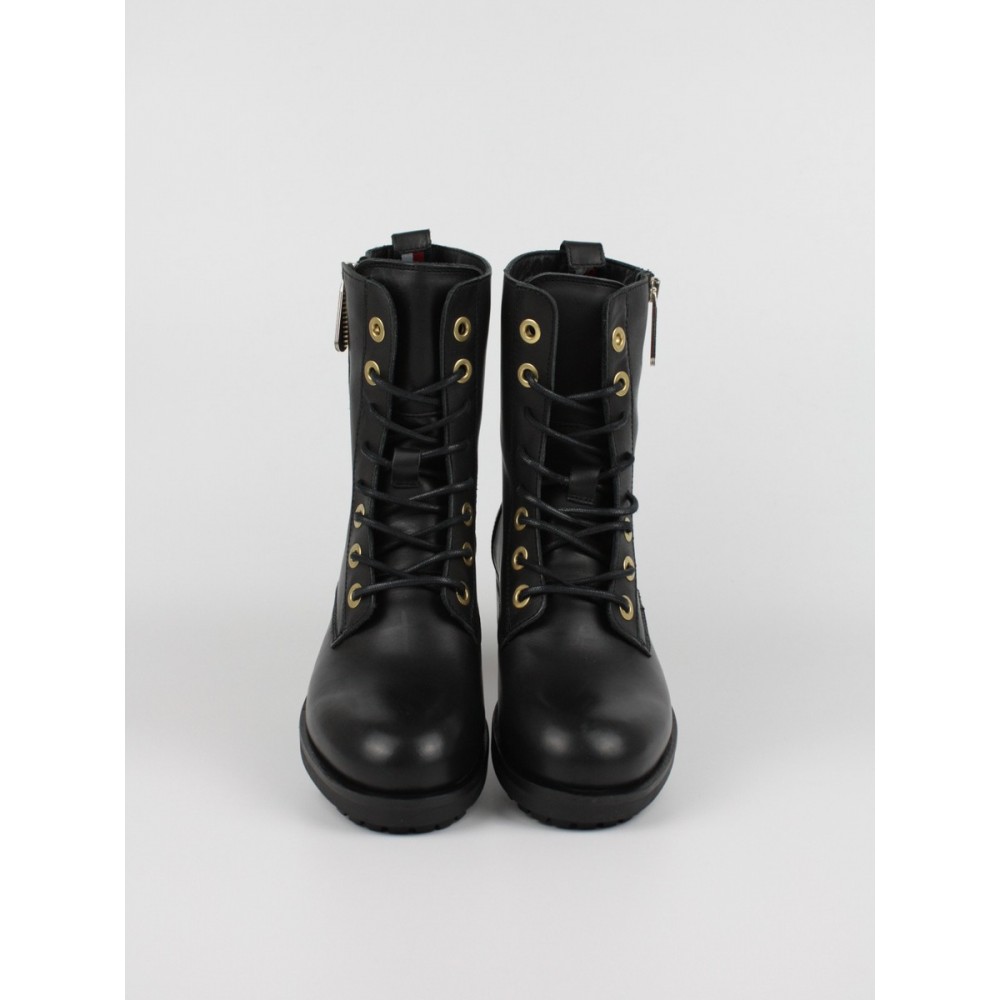 Γυναικείο Αρβυλάκι Tommy Hilfiger Th Essentials Biker Boot FW0FW06800-BDS Μαύρο