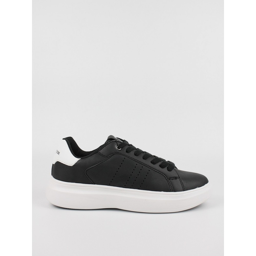 Ανδρικό Sneaker Us Polo Assn JEWEL007A-BLK Μαύρο Ανδρικό Sneaker Us Polo Assn JEWEL007A-BLK Μαύρο