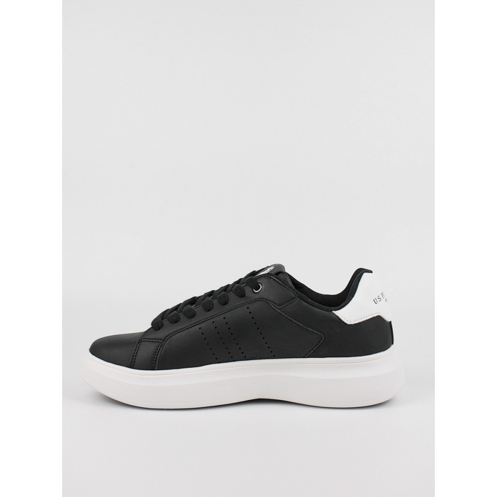 Ανδρικό Sneaker Us Polo Assn JEWEL007A-BLK Μαύρο Ανδρικό Sneaker Us Polo Assn JEWEL007A-BLK Μαύρο