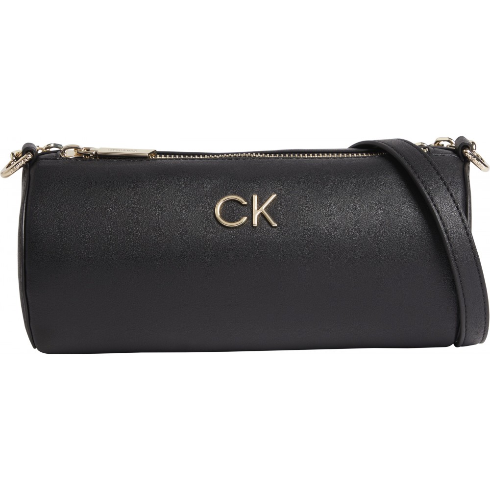 Γυναικείο Τσαντάκι Χιαστή Calvin klein Re-Lock Cylinder Crossbody K60K610286-BAX Μαύρo