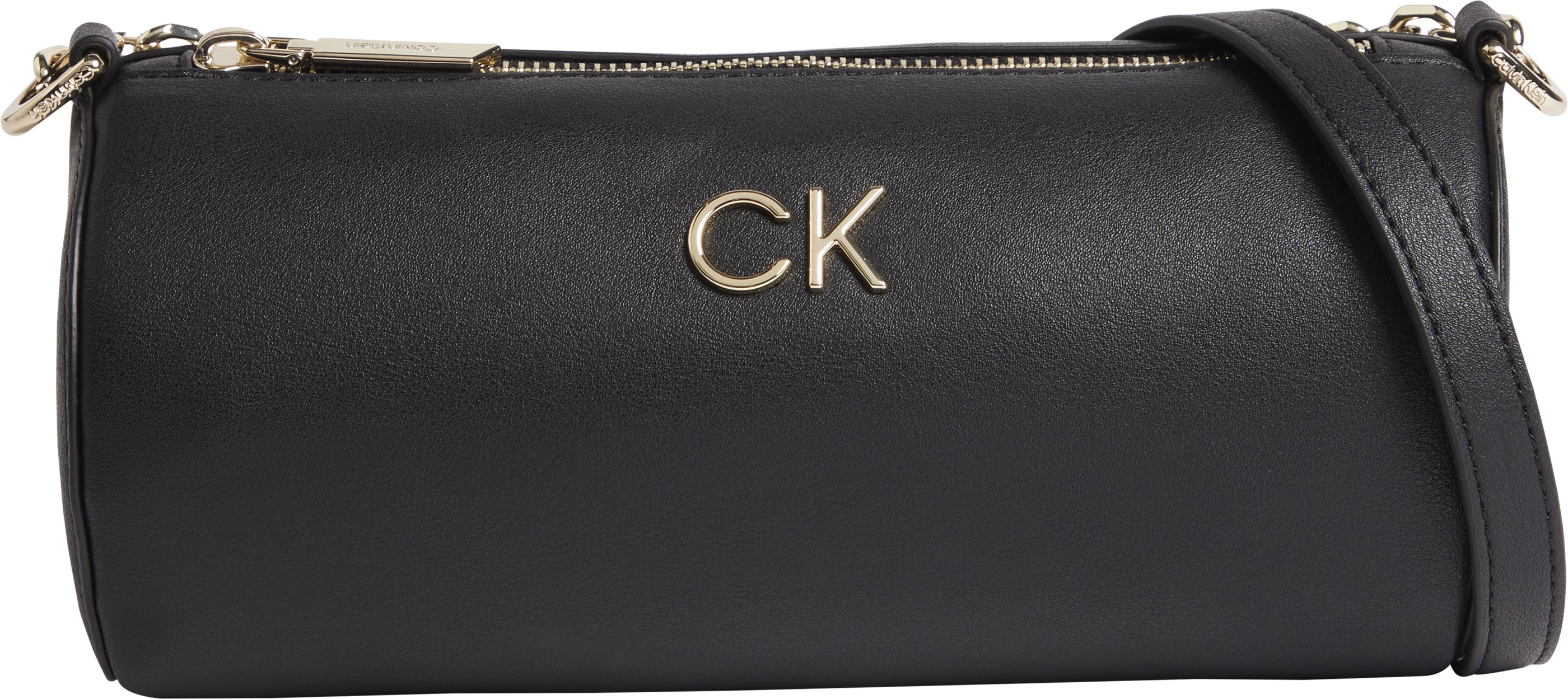 Γυναικείο Τσαντάκι Χιαστή Calvin klein Re-Lock Cylinder Crossbody K60K610286-BAX Μαύρo