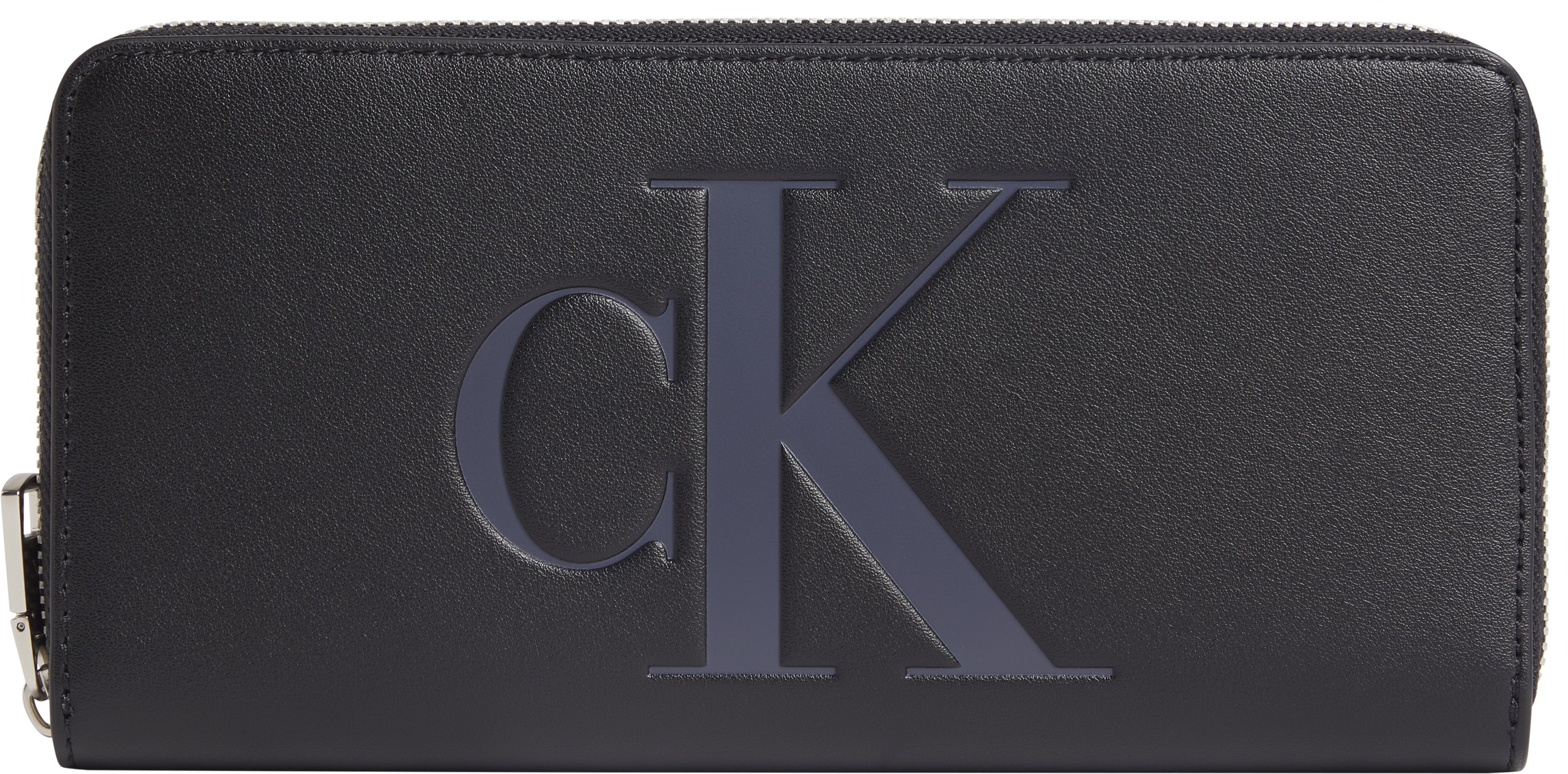 Women Wallet Calvin Klein Sculpted Zip Around Mono K60K610093-BDS Black