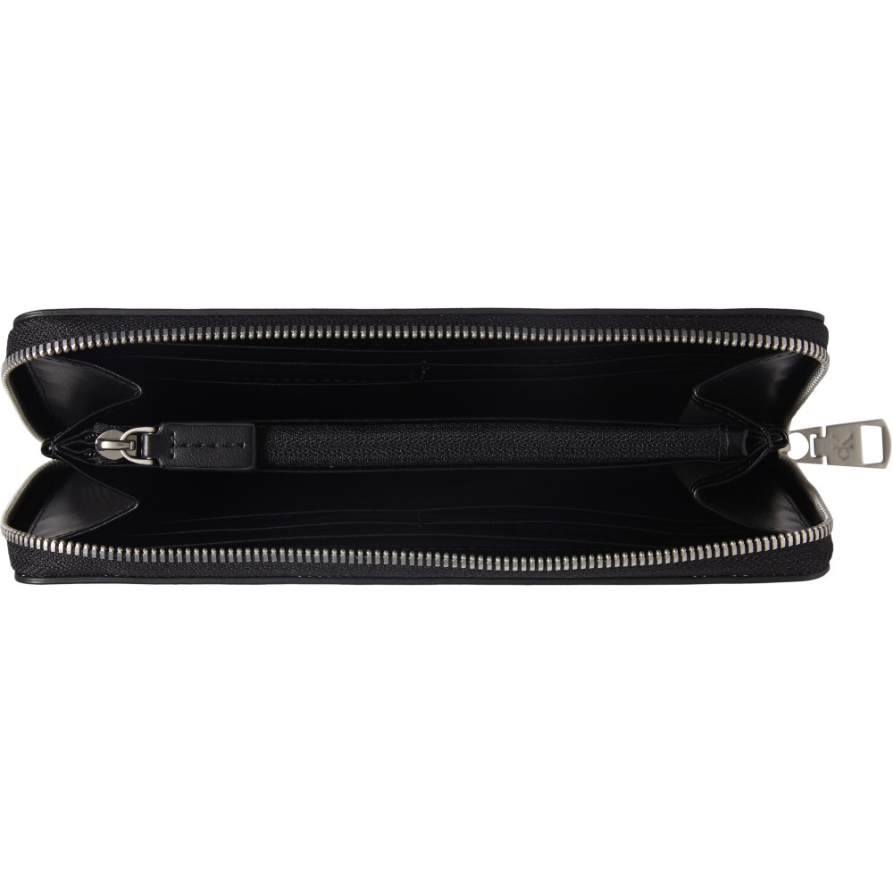 Women Wallet Calvin Klein Sculpted Zip Around Mono K60K610093-BDS Black