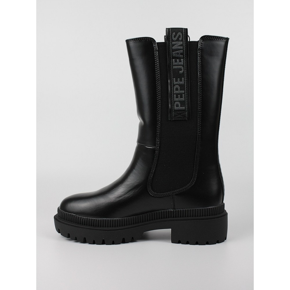 Γυναικείο Μποτάκι Chelsea Pepe Jeans London Bettle Wild PLS50463-999 Μαύρο Γυναικείο Μποτάκι Chelsea Pepe Jeans London Bettle Wild PLS50463-999 Μαύρο
