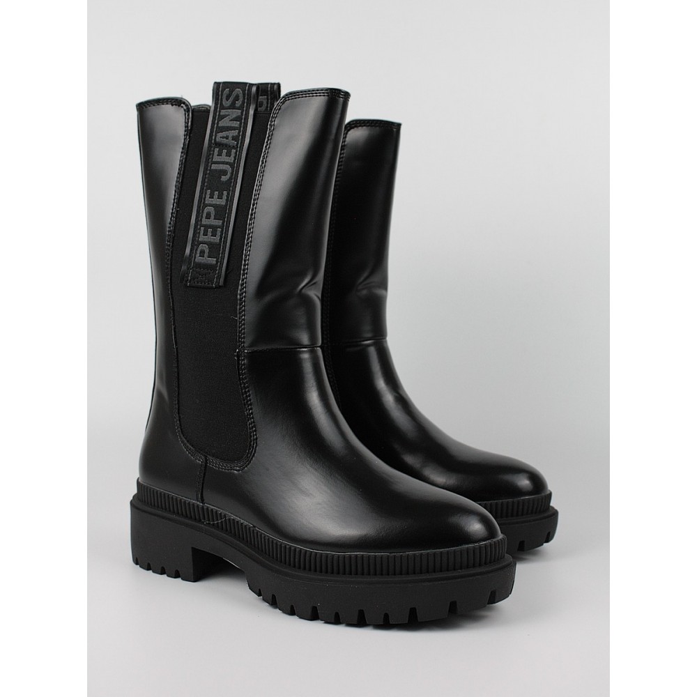 Women's Chelsea Boots Pepe Jeans London Bettle Wild PLS50463-999 Black