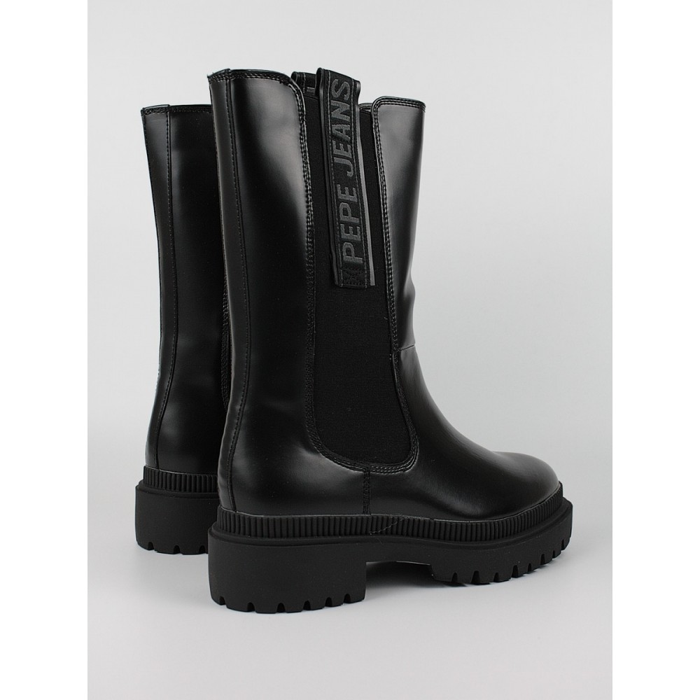 Γυναικείο Μποτάκι Chelsea Pepe Jeans London Bettle Wild PLS50463-999 Μαύρο Γυναικείο Μποτάκι Chelsea Pepe Jeans London Bettle Wild PLS50463-999 Μαύρο