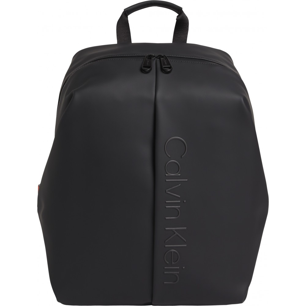 Men Backpack Monogram Calvin Klein Runnerized Clip Side BP K50K509561-BAX Black