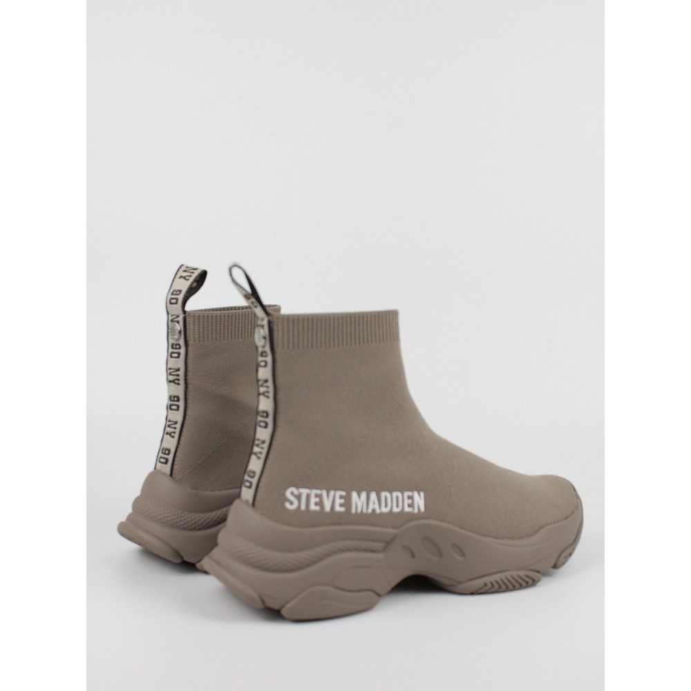 Womens Sneaker Boot Steve Madden Master SM11001442-04004-02C Dark Taupe