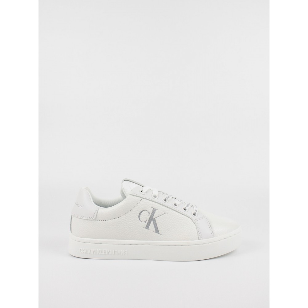 Γυναικεία Sneaker Calvin KLein Classic Cupsole Lace Up YW0YW00829-0Κ8 Ασπρο