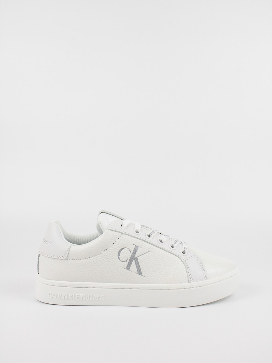 Γυναικεία Sneaker Calvin KLein Classic Cupsole Lace Up YW0YW00829-0Κ8 Ασπρο