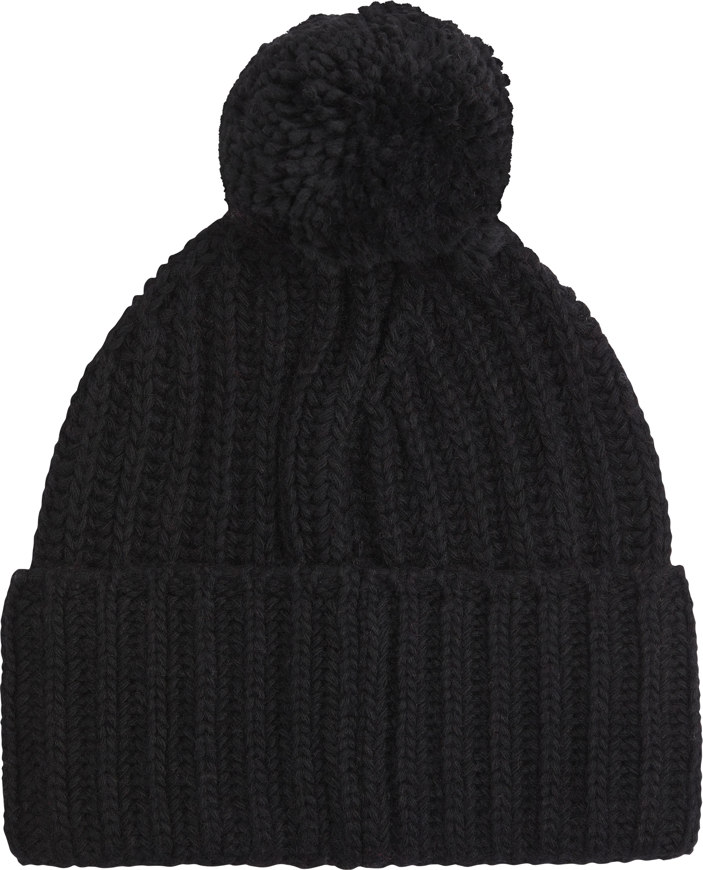 Women's Cap Calvin klein Oversized Knit Beanie W/ Pompom K60K608535-BAX Black