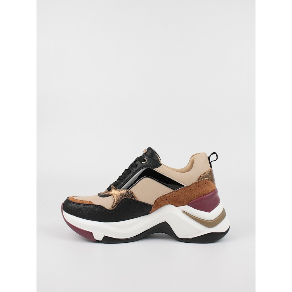 Γυναικείο Sneaker Renato Garini P119R176328T Μαύρο-Μπεζ Γυναικείο Sneaker Renato Garini P119R176328T Μαύρο-Μπεζ