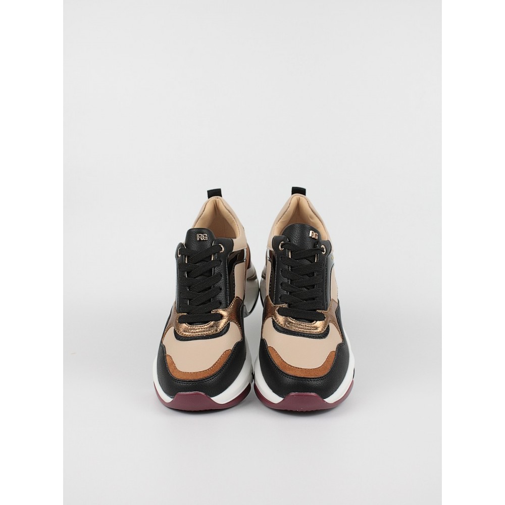 Γυναικείο Sneaker Renato Garini P119R176328T Μαύρο-Μπεζ Γυναικείο Sneaker Renato Garini P119R176328T Μαύρο-Μπεζ