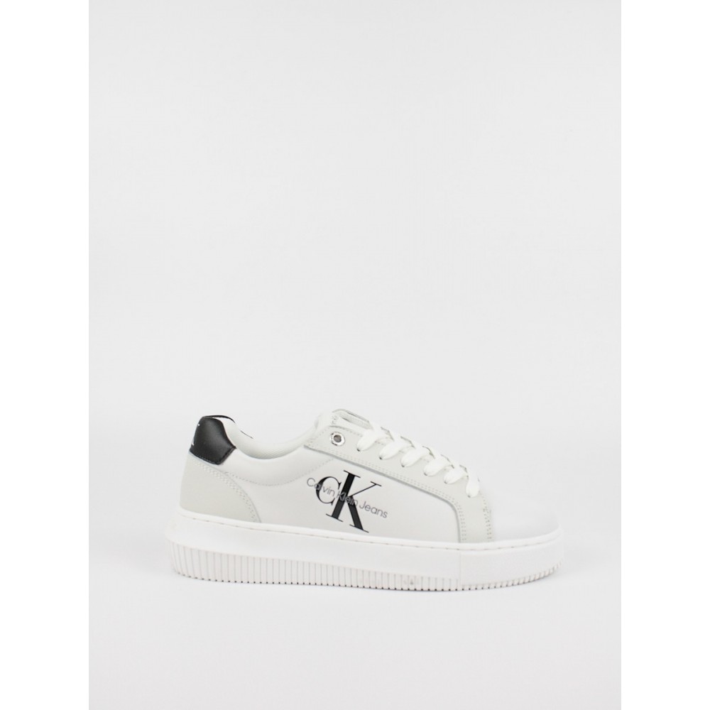 Γυναικεία Sneaker Calvin KLein Chunky Cupsole Laceup Mon Lth Wn YW0YW00823-0LC Ασπρο Γυναικεία Sneaker Calvin KLein Chunky Cupsole Laceup Mon Lth Wn YW0YW00823-0LC Ασπρο